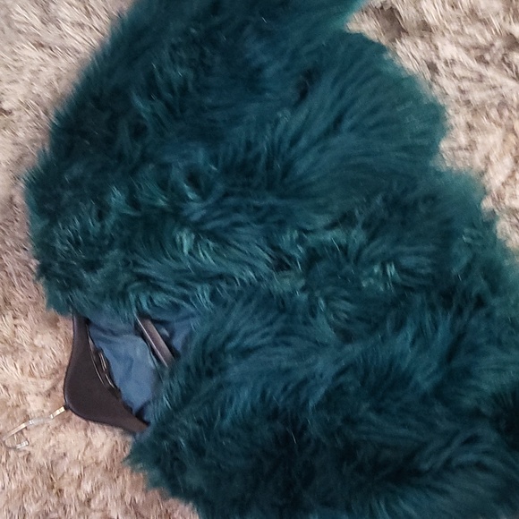 SHEIN Dark Green Teddy Jacket - Picture 7 of 7